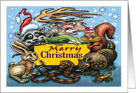 Merry Christmas Critters card