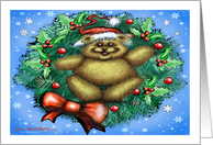 Christmas Bear card