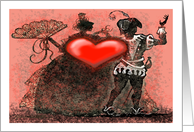 Valentine’s Day Masquerade Dance card