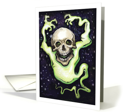 Ghostly Halloween Spook card (1883904)