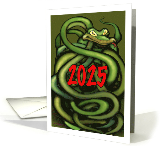 2025 Year of the Snake Blank Inside card (1896186)