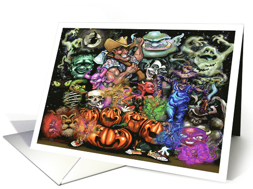 Happy Halloween Texas Style card (1996606)