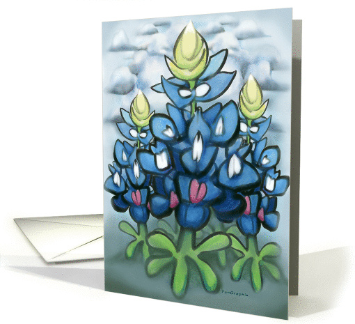 Bluebonnets card (227641)