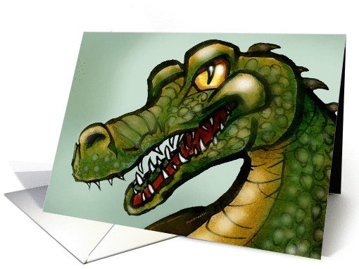 Alligator card (228156)