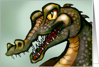 Crocodile card