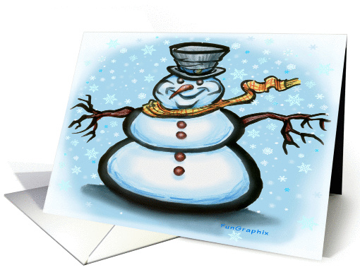 Snowman card (228256)