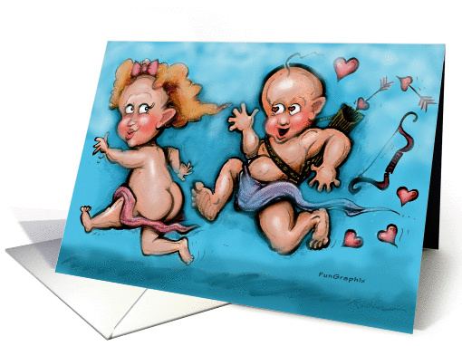 Cupid's Chase card (229104)