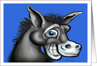 Democratic Donkey card