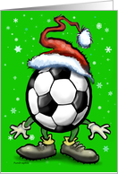 Soccer Christmas card