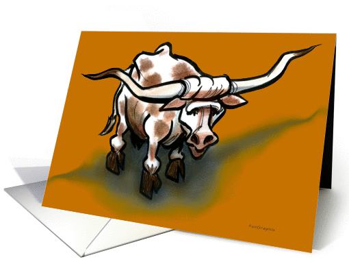 Longhorn card (232299)