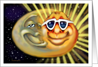 Moon Sun card