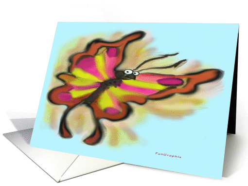 Butterfly card (238631)