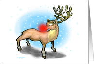 Christmas Reindeer card