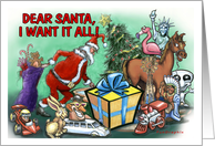 Dear Santa... card