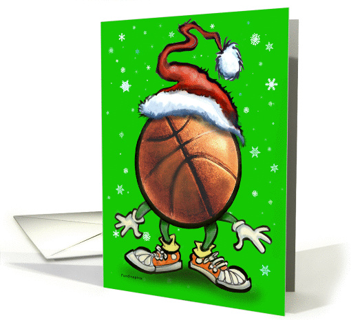 Basketball Christmas card (247176)