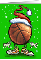 Basketball Christmas card