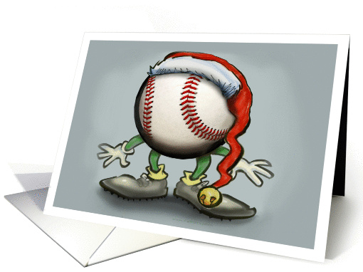 Baseball Christmas card (247192)