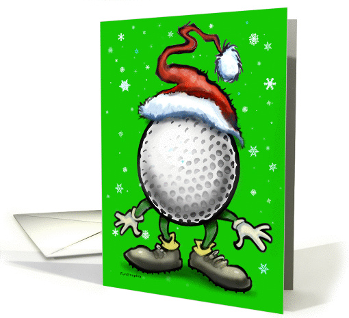 Christmas Golf card (292509)