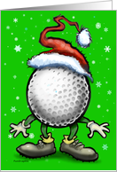 Christmas Golf card