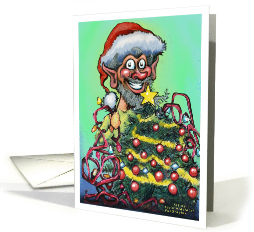 Christmas Elf card (307187)