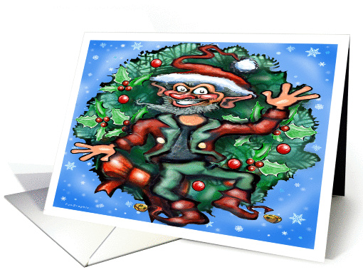 Christmas Elf card (315024)