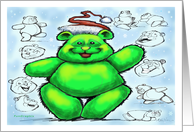 Christmas Bear card