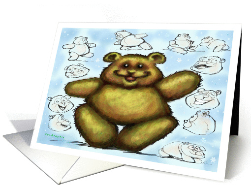 Teddy Bear card (327518)