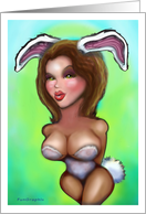 Sexy Easter Bunny card