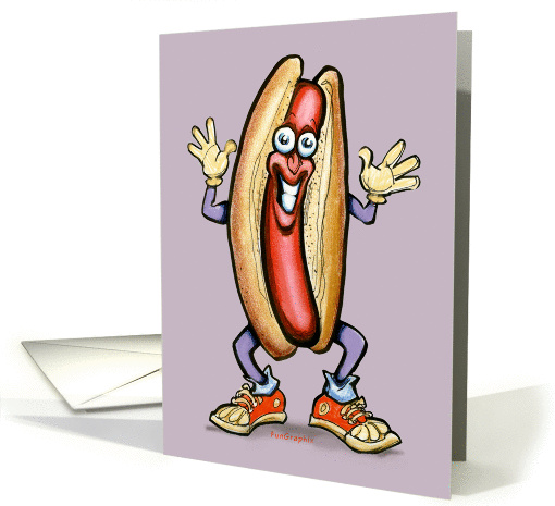 Happy Hot Dog card (338977)