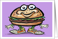 Happy Hamburger Card