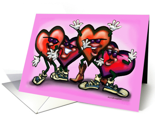 Hearts Gang card (360027)