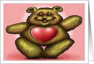 Heart Bear Card