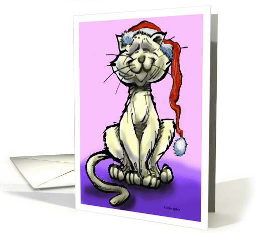 Feline Christmas card (360732)