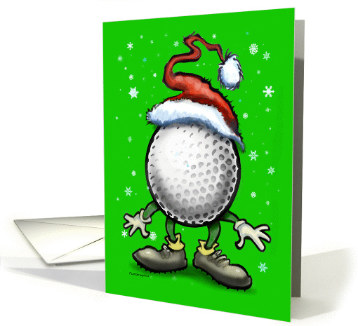 Golf Christmas card (360735)