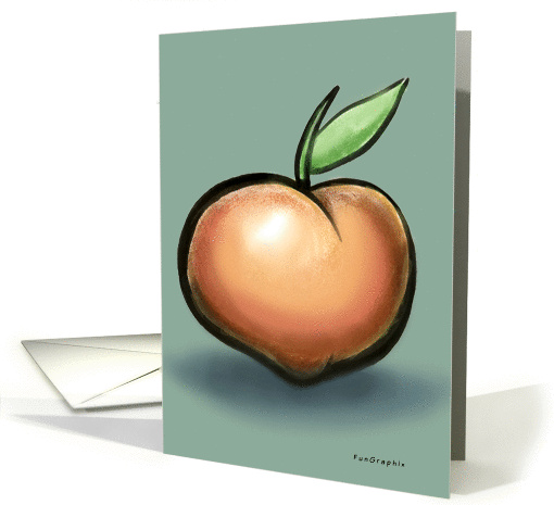 Peach card (361791)