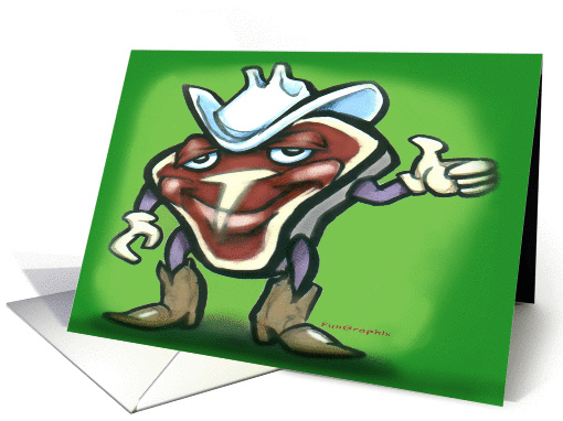 Steak card (361914)