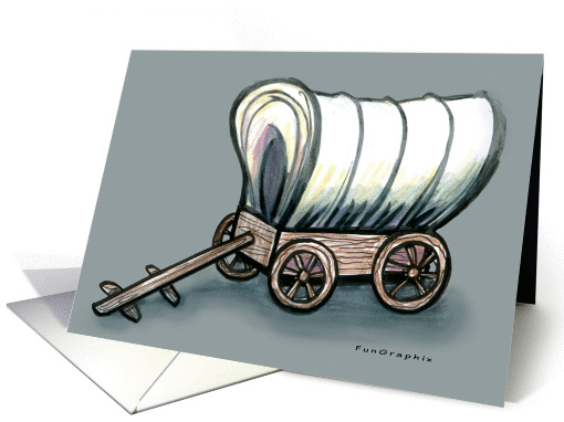 Covered Wagon card (361994)