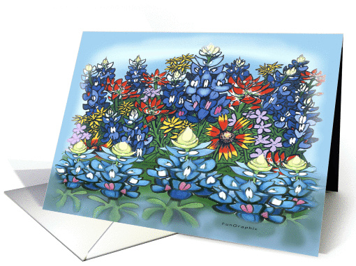 Wildflowers card (362064)