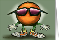 Orange Dude Card