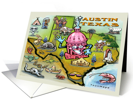 Austin Texas card (364009)