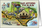 San Antonio Texas Card