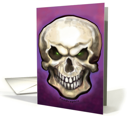Skull card (364737)