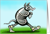 Walking Dillo Card