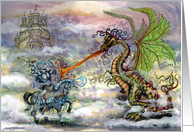 Knight & Dragon Card