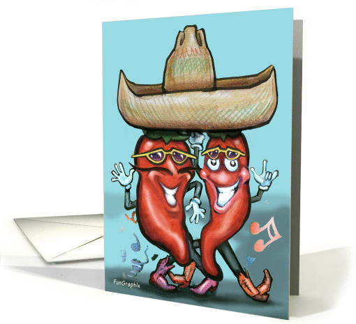 Peppers Sombrero card (367688)