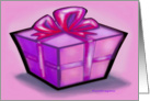 Pink Giftbox Card