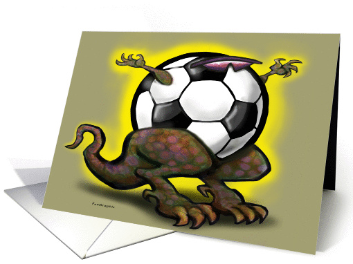 Soccer-Saurus Rex card (371175)