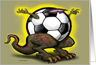 Soccer-Saurus Rex Card