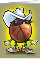 Basketball Cowboy Card