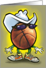 Basketball Cowboy Card